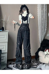 Harajuku Bandage High Waist Pants